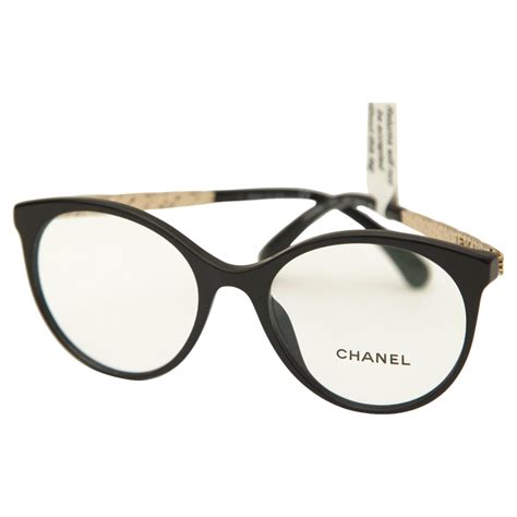 black.and gold chanel glasses frames|Eyewear .